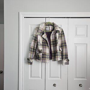 Dollhouse Plaid Jacket Size M
